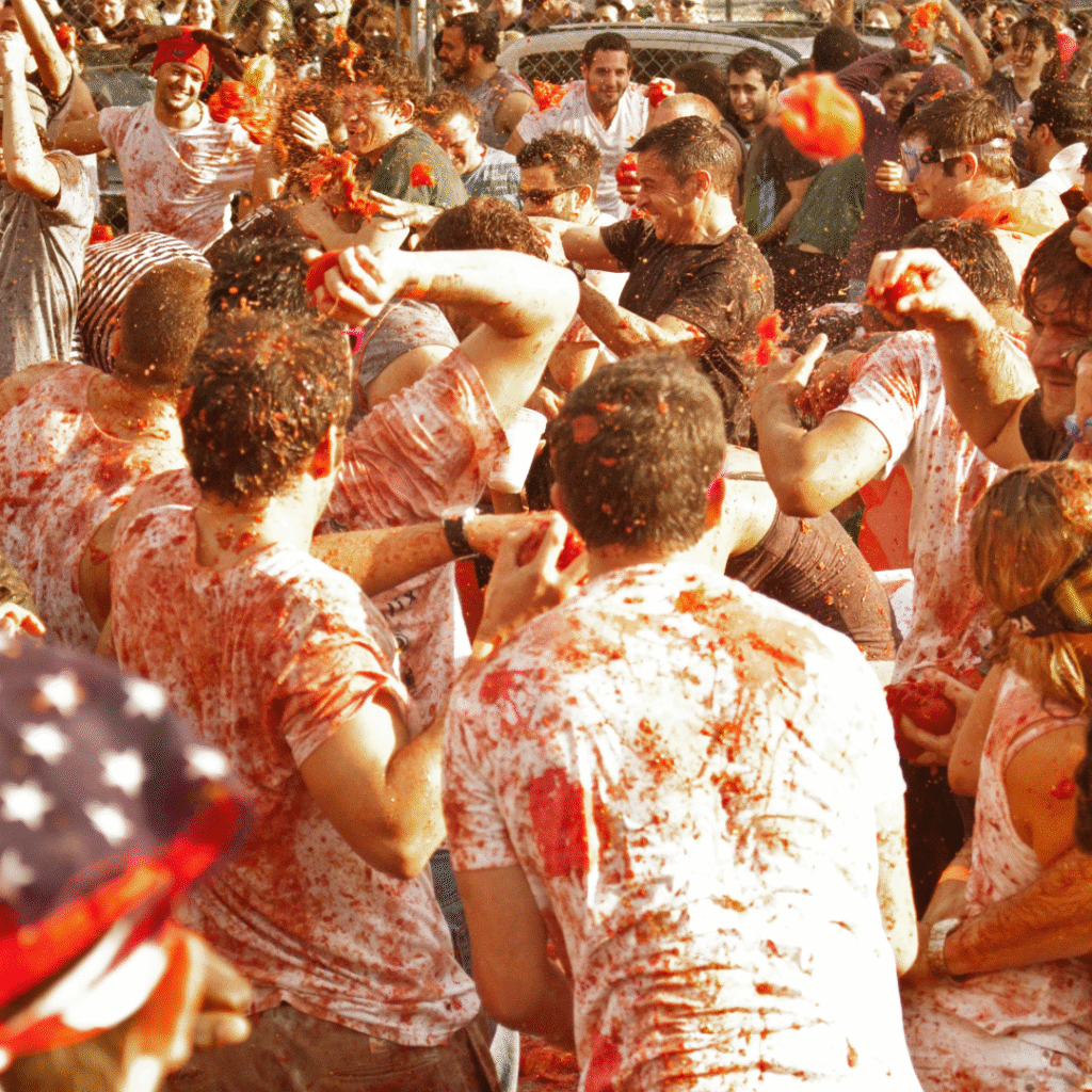 Spainâs Tomato Apocalypse Turns 80 Locals Celebrate With Red-Stained Clothes and Existential Regret