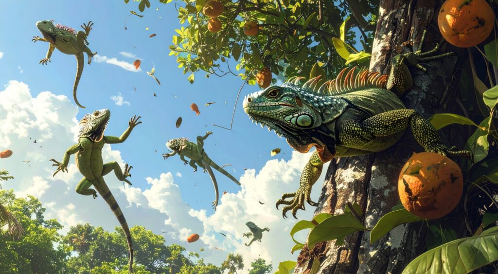 Iguanas Falling from the Sky?! Tuesday’s Wild Weather Hits Florida!