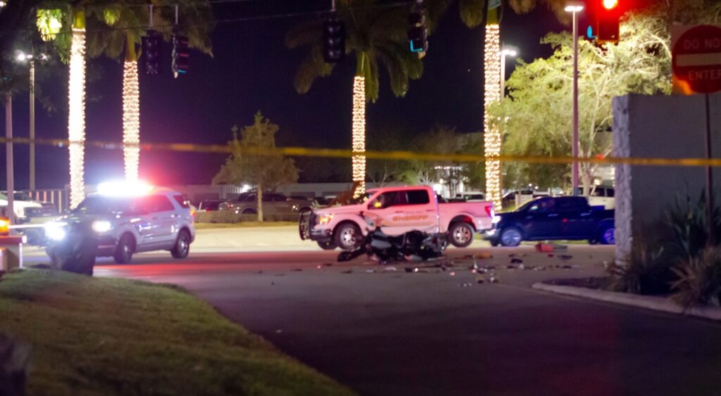 Motorcyclist Killed in Collision With Pickup Truck in Naples; Southbound Lanes Shut Down