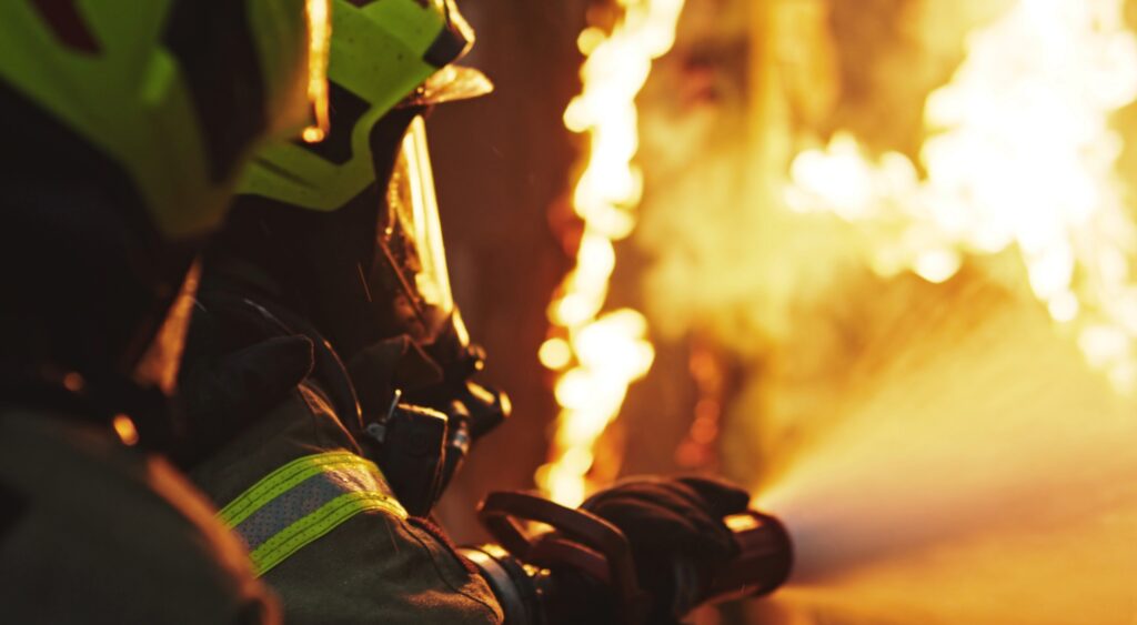 A fast-moving early-morning house fire on Estey Avenue