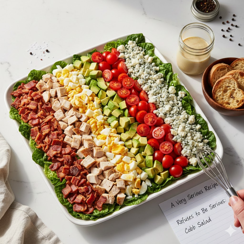 Cobb Salad (A Very Serious Recipe That Refuses to Be Serious) 🥗😄