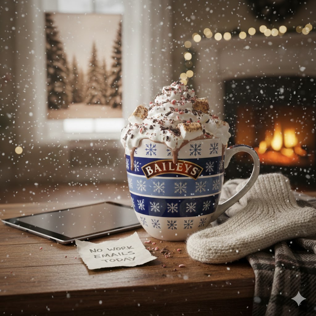 Snow Day Survival Baileys Hot Chocolate