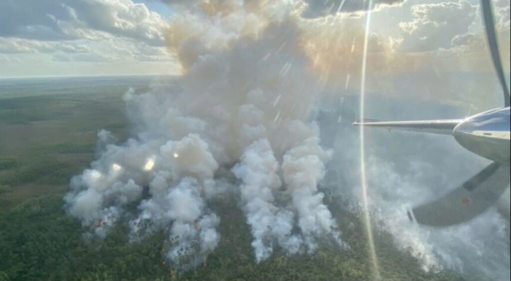 Wildfire Explodes to 25,000 Acres in Collier County Amid Red Flag Warning