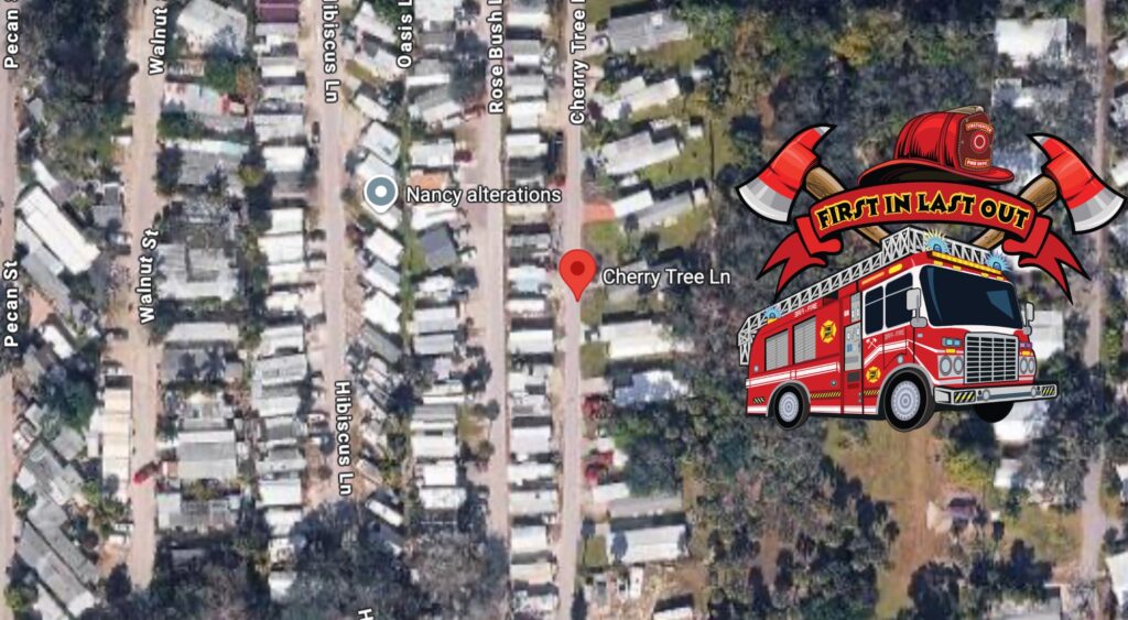 Flames ripped through a mobile home in Collier County on Tuesday afternoon