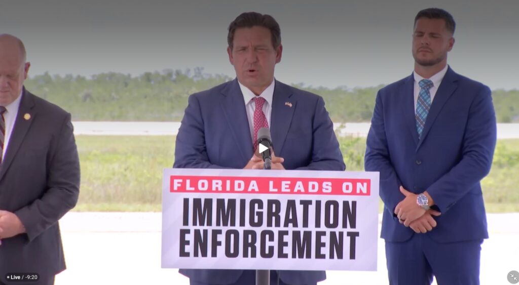 DeSantis Signals End of ‘Alligator Alcatraz’ as Florida Winds Down High-Profile Detention Site