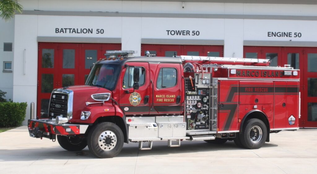 New Fire Engine Delivered to Marco Island