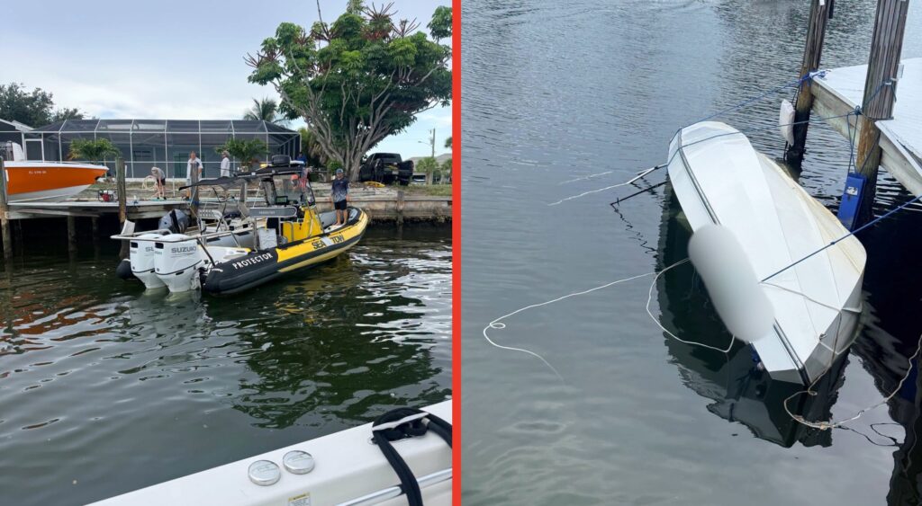 Overturned Boat Recovered After Alert Citizen Contacts Marco Island Police