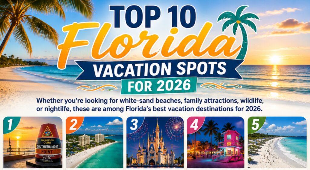 Top 10 Florida Vacation Spots for 2026