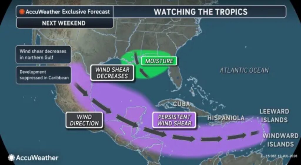 AccuWeather Gulf outlook: later this week