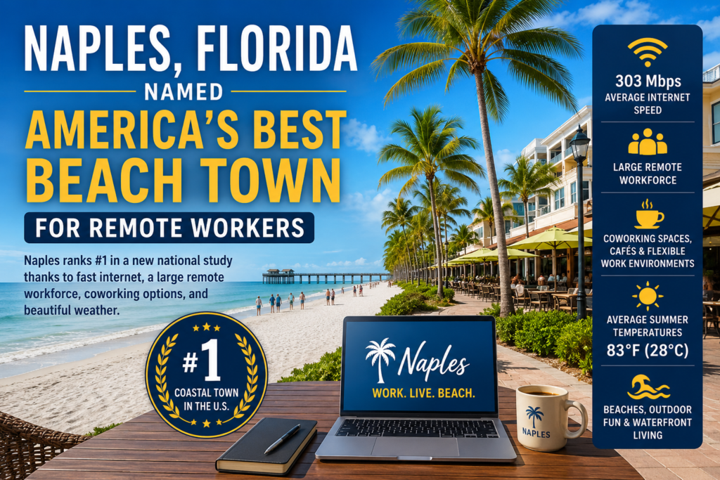 Naples Named America's Best Beach Town for Remote Workers This Summer