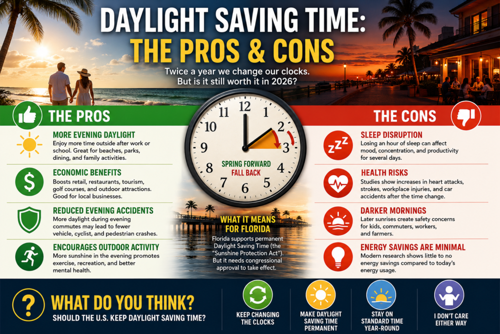 Spring Forward or Stay Put? The Pros and Cons of Daylight Saving Time