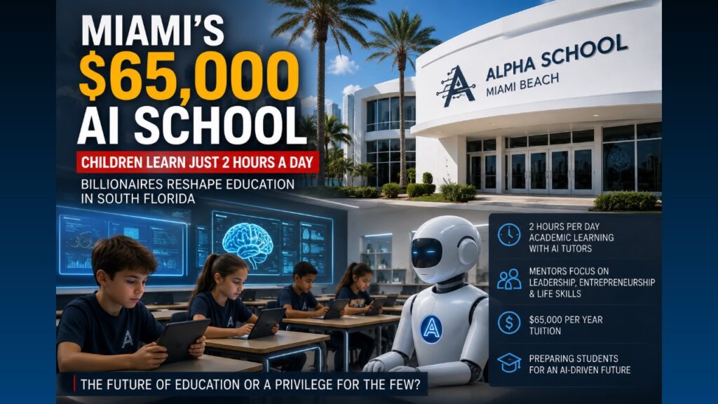 Inside Miami's $65,000 AI School Where Children Spend Just Two Hours a Day Learning