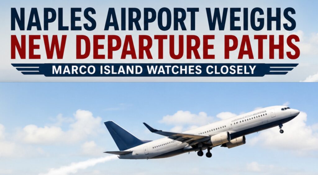 Naples Airport Weighs New Departure Paths — Marco Island Watches Closely