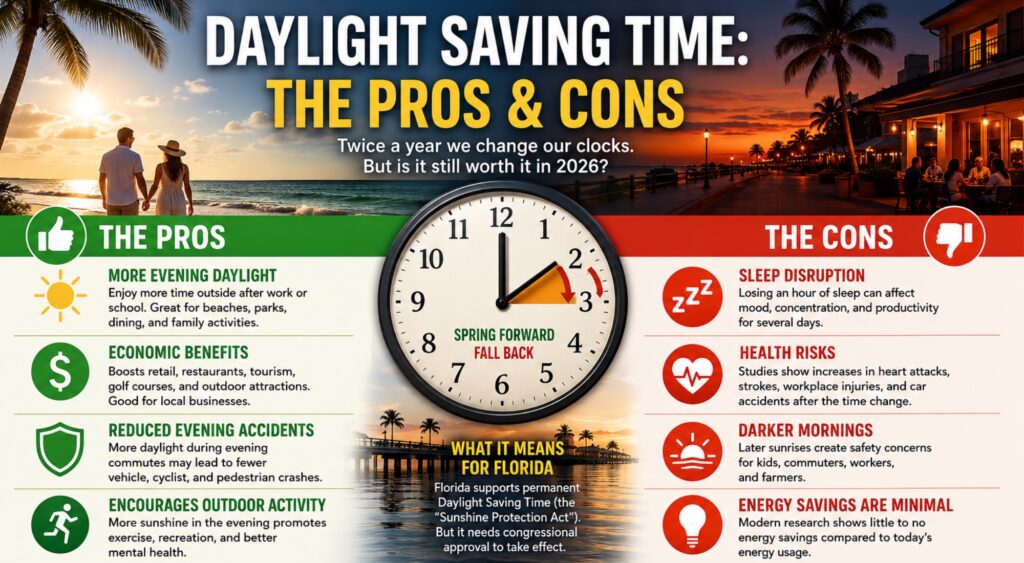 Spring Forward or Stay Put? The Pros and Cons of Daylight Saving Time