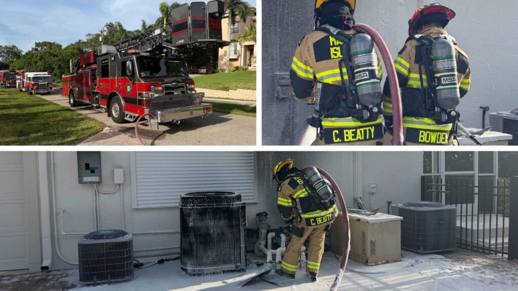 Firefighters Contain Pool Equipment Fire on Inlet Drive, Prevent Spread to Marco Island Home