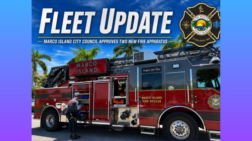 Marco Island Approves $3.5 Million Purchase of Two New Fire Trucks